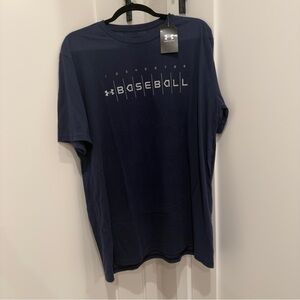 NWT Under Armour Men's Navy Baseball T-Shirt